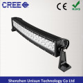 Barra de luces LED CREE curva 4X4 todoterreno impermeable de 13.5 &quot;72W